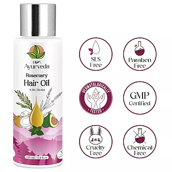 HIM Ayurveda Rosemary Hair Oil (100ml)