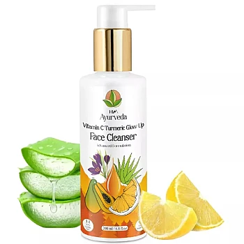 HIM Ayurveda Vitamin C Turmeric Glow Up Face Cleanser (200ml)