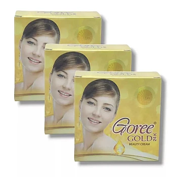 Goree Gold 24K Beauty Cream (17g, Pack of 3)