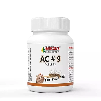 Bakson AC 9 Tablets (Hair Falling) (200tab)