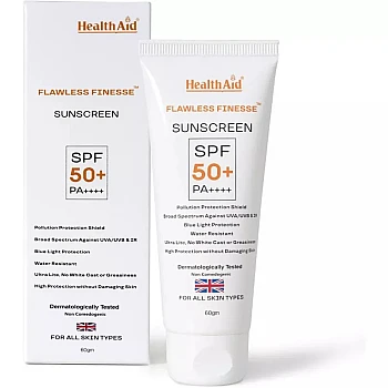 HealthAid Flawless Finesse Sunscreen SPF 50+ PA++++ (60g)