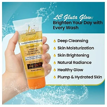 Lio Cosmeds Lc Gluta Glow Glutathione Face Wash (70g)