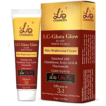 Lio Cosmeds Lc Gluta Glow Flash White Pearls Cream (30g)