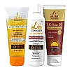 Lio Cosmeds Lc Gluta Glow Glutathione Facewash + Lc Glitz Moist Moisturizing Lotion + Lc Sun50 Sun Protection Lotion (Facewash 70g + Lotion 50ml + Sunscreen Lotion 60ml) (1Pack)