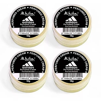 Al Hiba Adidas Perfumed Body Cream (10g, Pack of 4)