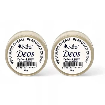 Al Hiba Deos Perfumed Body Cream (10g, Pack of 2)