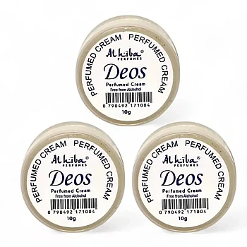 Al Hiba Deos Perfumed Body Cream (10g, Pack of 3)
