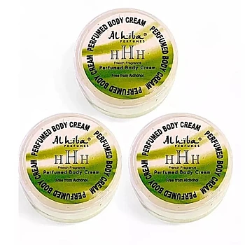 Al Hiba Hhh French Fragrance Perfumed Body Cream (10g, Pack of 3)