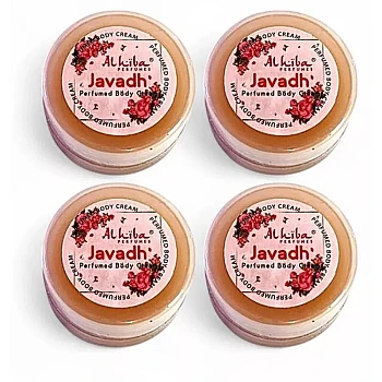 Al Hiba Javadh Perfumed Body Cream (10g, Pack of 4)