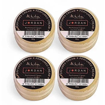 Al Hiba Jordan Perfumed Body Cream (10g, Pack of 4)
