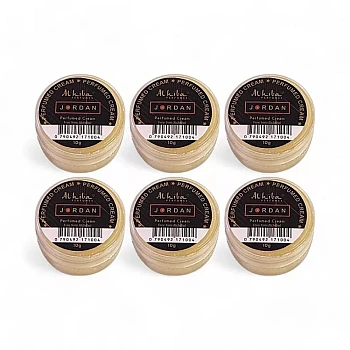 Al Hiba Jordan Perfumed Body Cream (10g, Pack of 6)
