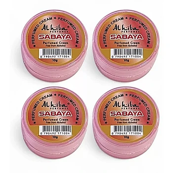 Al Hiba Sabaya Perfumed Body Cream (10g, Pack of 4)
