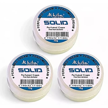 Al Hiba Solid Perfumed Body Cream (10g, Pack of 3)