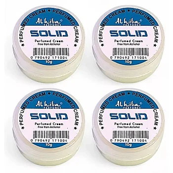Al Hiba Solid Perfumed Body Cream (10g, Pack of 4)