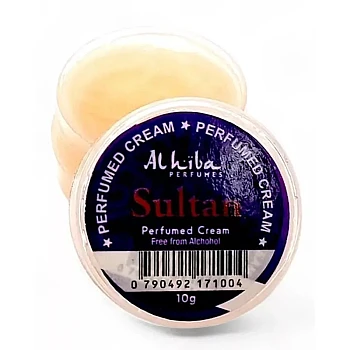 Al Hiba Sultan Perfumed Body Cream (10g, Pack of 2)