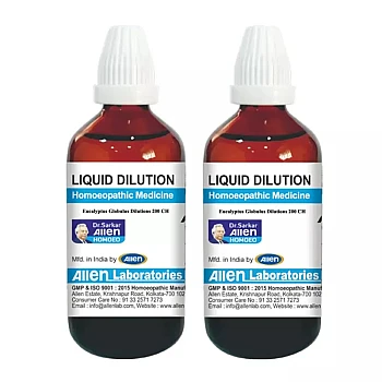 Allen Labs Eucalyptus Globulus 200 CH (30ml, Pack of 2)