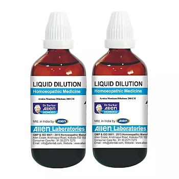 Allen Labs Arnica Montana 200 CH (30ml, Pack of 2)