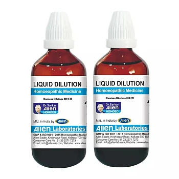 Allen Labs Damiana 200 CH (30ml, Pack of 2)