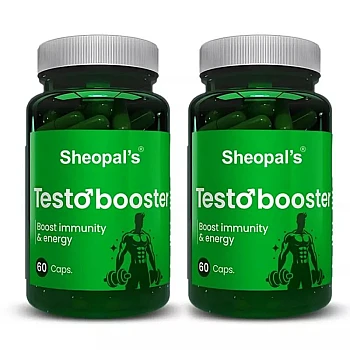 Sheopals Testo Booster Capsules (60cap, Pack of 2)