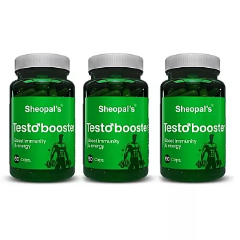 Sheopals Testo Booster Capsules (60cap, Pack of 3)