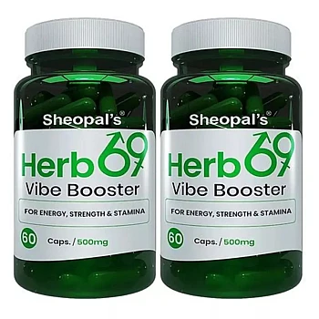 Sheopals Herb-69 Vibe Booster Capsules (60cap, Pack of 2)