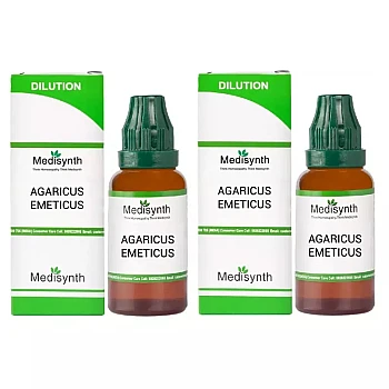 Medisynth Agaricus Emeticus 30 CH (30ml, Pack of 2)
