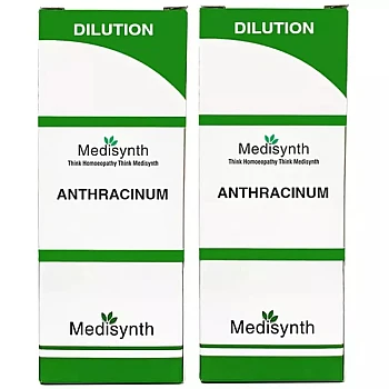 Medisynth Anthracinum 1M (1000 CH) (30ml, Pack of 2)