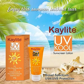 Kaylite Uv Kool Sunscreen Lotion Spf 50++ (50g)