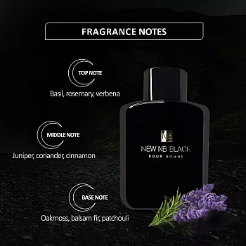 New NB Black Pour Homme Perfume For Men (115ml)