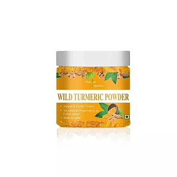 Manhar Organics Wild Turmeric Powder (Jar) (100g)