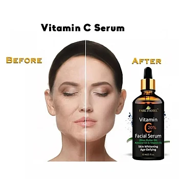 Park Daniel Advance Hair Growth Serum + Vitamin C20% Facial Serum (30ml Each) (1Pack)