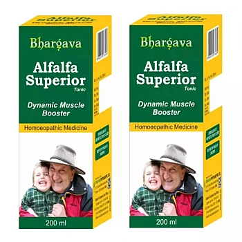 Bhargava Alfalfa superior tonic (200ml, Pack of 2)