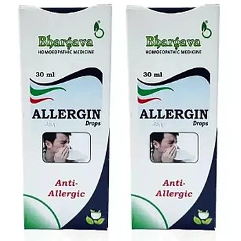 Bhargava Allergin Drops(Minims 38) (30ml, Pack of 2)