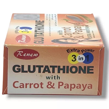 Renew Glutathione with carrot and papaya soap (135g)