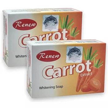 Renew Carrot extract whitening soap (135g, Pack of 2)
