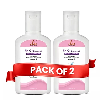 Lio Cosmeds Ph Glo Anti Acne Facewash (60ml, Pack of 2)