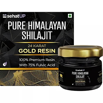 SehatUP Pure Himalayan Shilajit Gold Resin (20g)