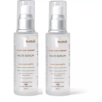 HealthAid Flawless Finesse Hair Serum (60ml, Pack of 2)