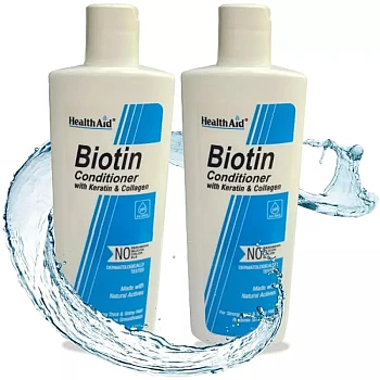 HealthAid Biotin Conditioner With Keratin & Collagen (200ml, Pack of 2)