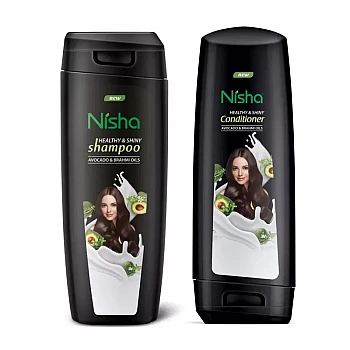 Nisha Avocado & Brahmi Shampoo And Conditioner Combo (Each 180ml) (1Pack)