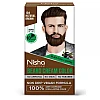 Nisha Beard Cream Color For Men 104 Natural Brown (Developer 20g + Colorant 20ml) (40g)
