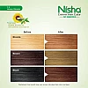 Nisha Creme Hair Color Combo Honey Blonde And Flame Red (Each (Color Cream 60g + Developer 60 + Conditioner 6ml) (1Pack)