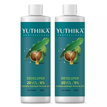 Yuthika Developer For Hair Color 20 Volume 6% (100ml, Pack of 2)
