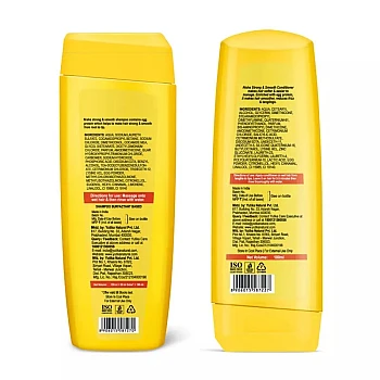 Nisha Egg Protein Shampoo And Conditioner Combo (Each 180ml) (1Pack)