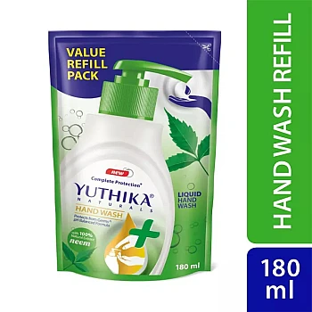 Yuthika Handwash Neem (180ml, Pack of 3)