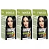 Neeta Pro Fashion Color Kit 1.0 Natural Black (Developer Bottle 50ml + Hair Colorant Tube 50g) (1Pack, Pack of 3)
