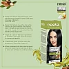 Neeta Pro Fashion Color Kit 1.0 Natural Black (Developer Bottle 50ml + Hair Colorant Tube 50g) (1Pack, Pack of 3)