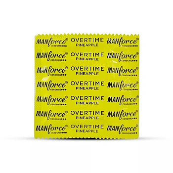 Mankind Pharma Manforce Condoms Overtime Pineapple (3pcs)