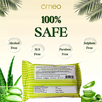 Omeo Aloe Vera Refreshing Wipes (15cmX20cm) (25pcs)