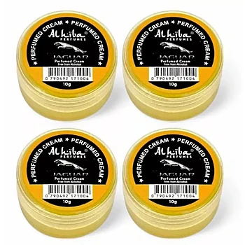 Al Hiba Jaguar Perfumed Body Cream (10g, Pack of 4)